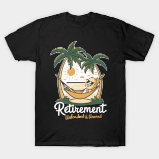 Retirement Serenity Design - Coastal Sunset Relaxation T-Shirt